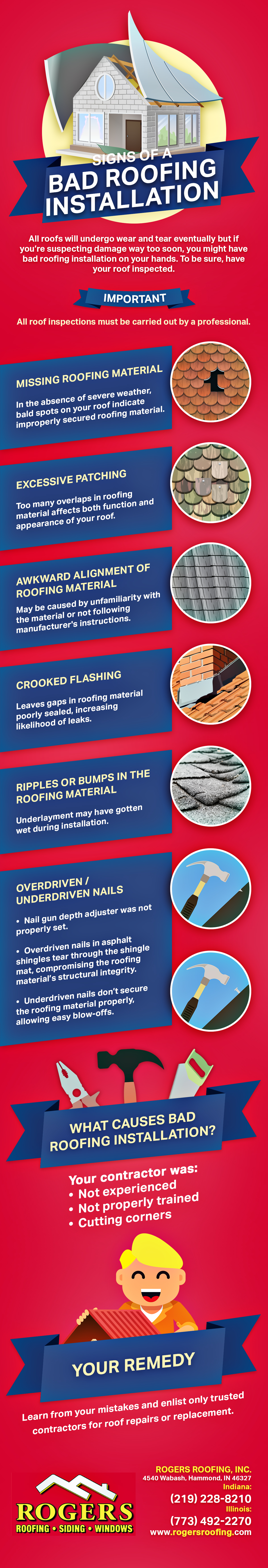Signs of a Bad Roofing Installation