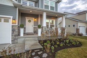 Picture of a house with fiber cement siding.