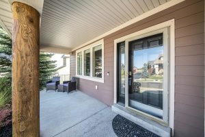 Picture of a house with engineered wood siding.